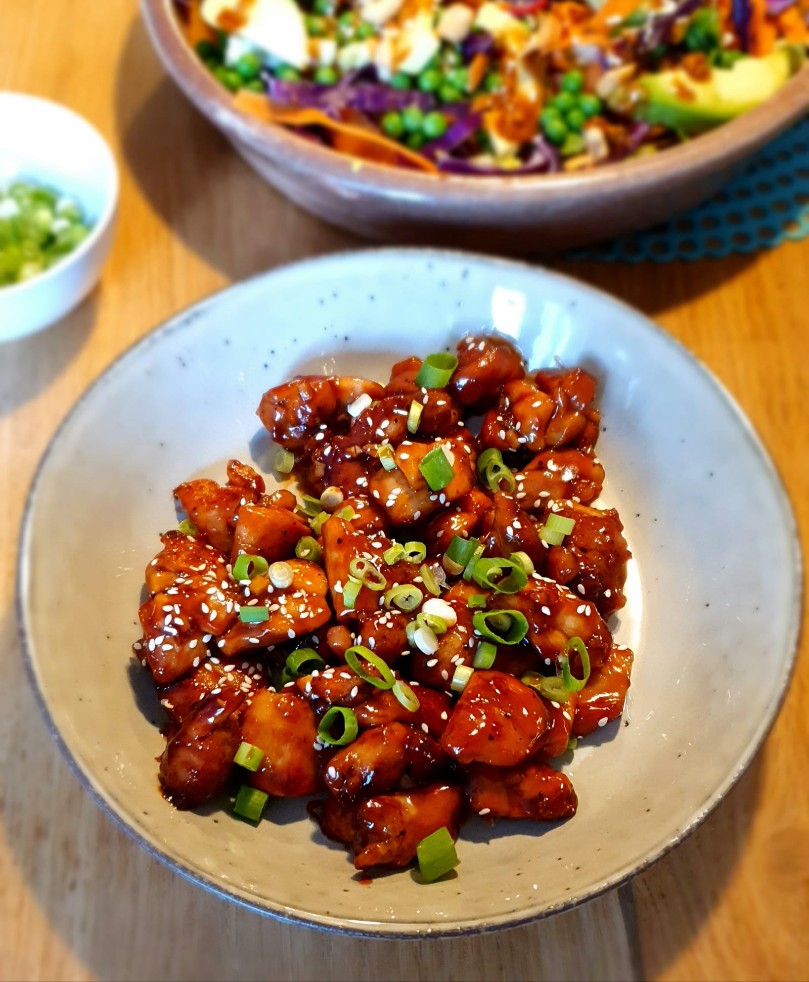 Sticky chicken