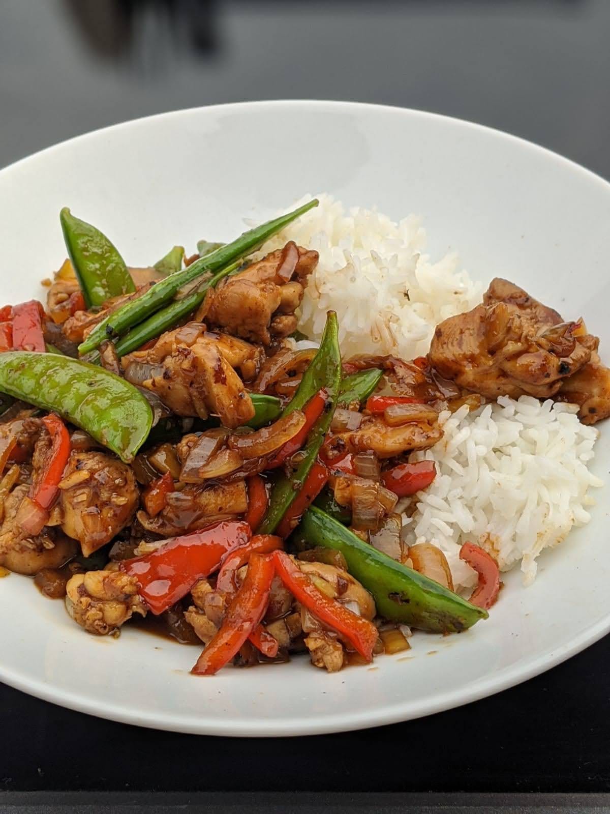 Kippendij Sugersnap Aziatische Wok