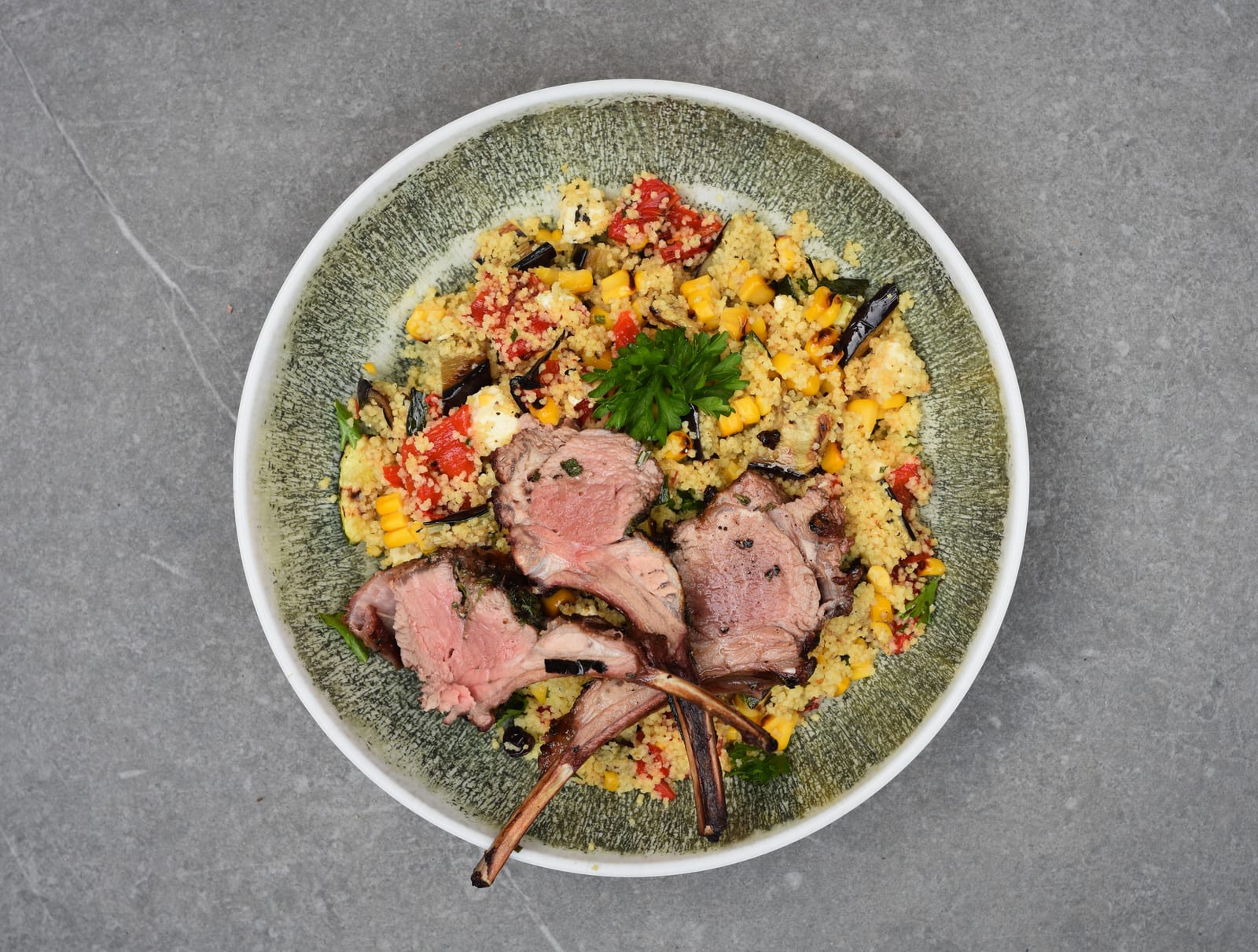 Lamskotelet met couscous