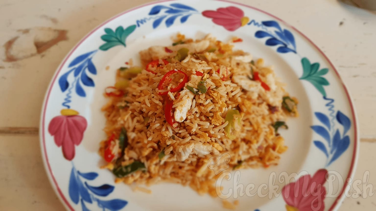 Egg fried rice, eenvoudig en super lekker