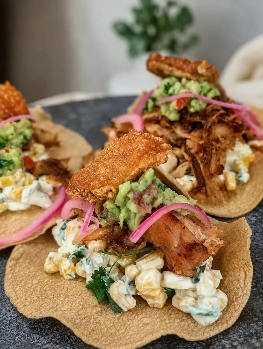 Carnitas van buikspek, sous-vide